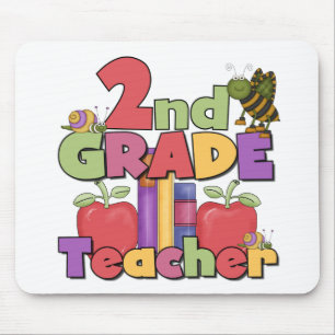 Bugs and Apples 2nd Grade Mouse Pad