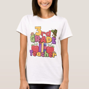Bugs and Apples 3rd Grade Tshirts and Gift