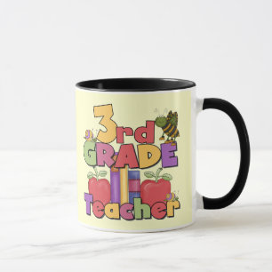 Bugs and Apples 3rd Grade Tshirts and Gift Mug