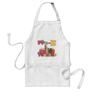Bugs and Apples Pre-K Teacher Tshirts and Gifts Standard Apron