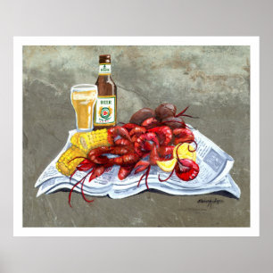 Bugs and Brew Print with Border