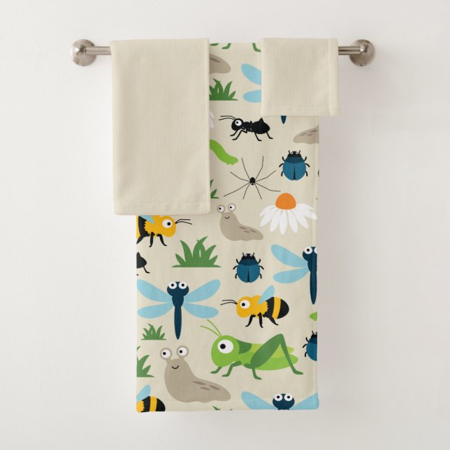 Bugs Bath Towel Set (Insitu)