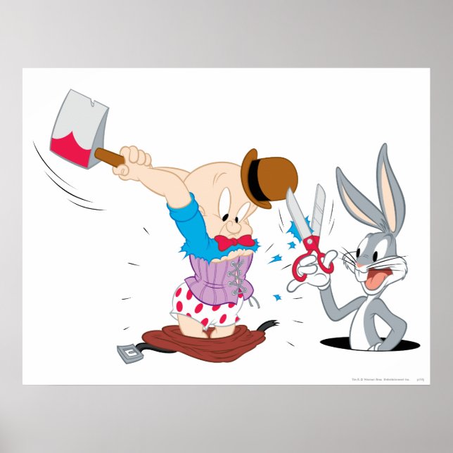 BUGS BUNNY™ and ELMER FUDD™ Poster (Front)