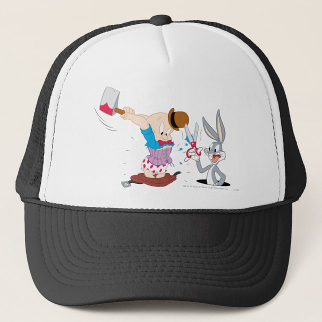 BUGS BUNNY™ and ELMER FUDD™ Trucker Hat (Front)