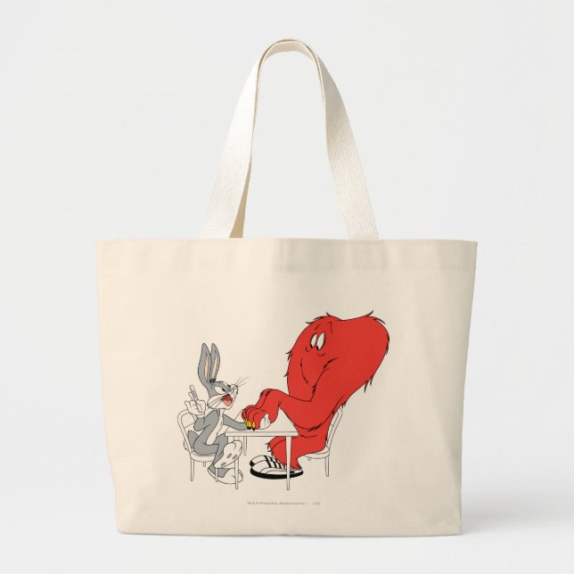 BUGS BUNNY™ and Gossamer 2 Large Tote Bag (Front)