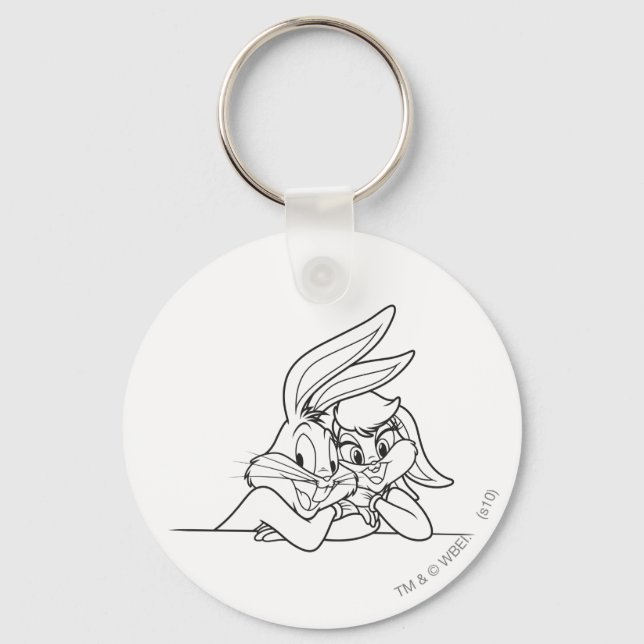 BUGS BUNNY™ and Lola Bunny 3 Key Ring (Front)
