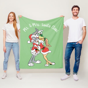 BUGS BUNNY™ and Lola Mistletoe Kiss Fleece Blanket