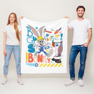 BUGS BUNNY BUILDERS™  BUGS BUNNY™ Work Tools Fleece Blanket