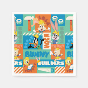 BUGS BUNNY BUILDERS™  Character Grid Pattern Napkin