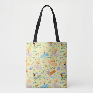 BUGS BUNNY BUILDERS™  Character Sketch Pattern Tote Bag