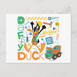 BUGS BUNNY BUILDERS™  DAFFY DUCK™ Work Tools Postcard