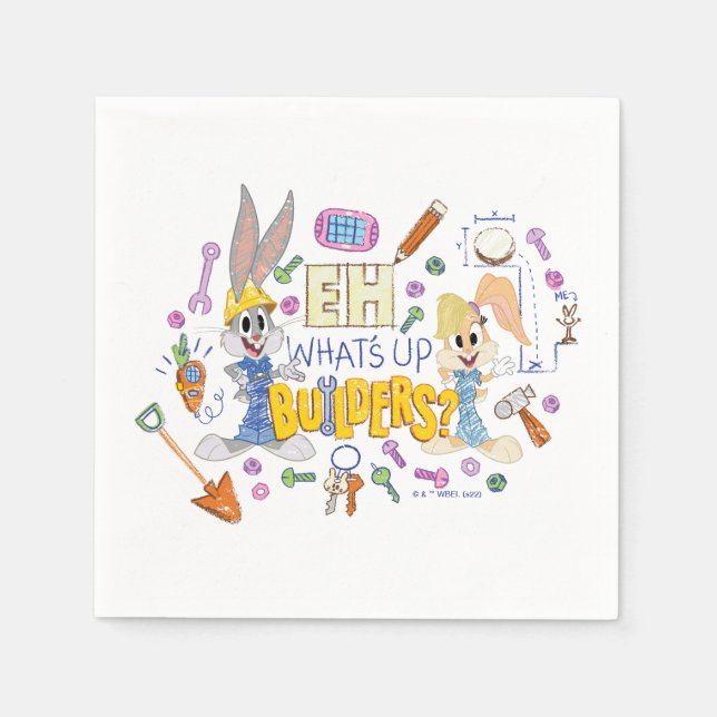 BUGS BUNNY BUILDERS™| Eh, What's Up Builders? Napkin (Front)