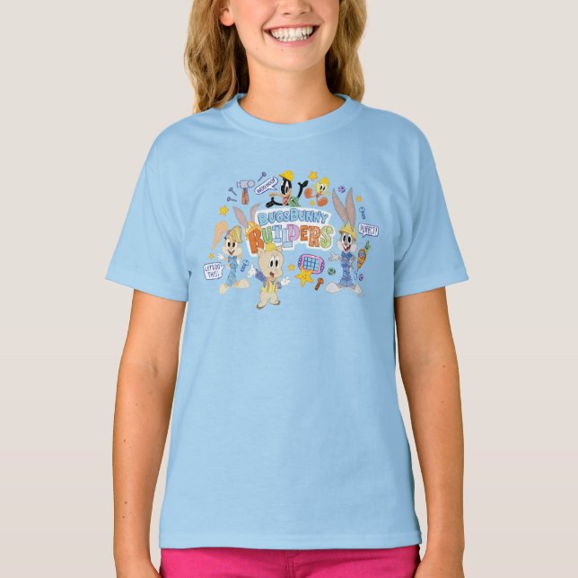 BUGS BUNNY BUILDERS™| Group Sketch Art T-Shirt (Front)
