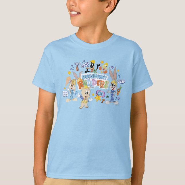 BUGS BUNNY BUILDERS™| Group Sketch Art T-Shirt (Front)