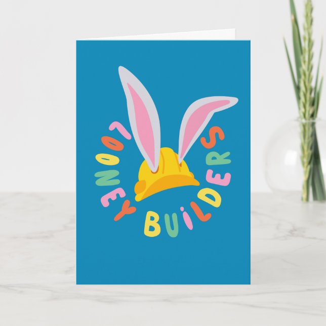 BUGS BUNNY BUILDERS™| Hard Hat Circle Logo Card (Front)
