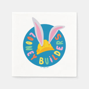 BUGS BUNNY BUILDERS™ Hard Hat Circle Logo Napkin