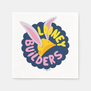 BUGS BUNNY BUILDERS™ Hard Hat Scalloped Logo Napkin