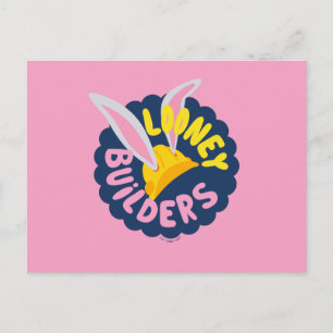 BUGS BUNNY BUILDERS™ Hard Hat Scalloped Logo Postcard