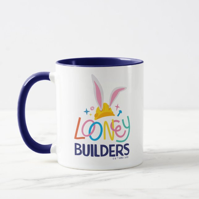 BUGS BUNNY BUILDERS™| Hard Hat Stacked Logo Mug (Left)