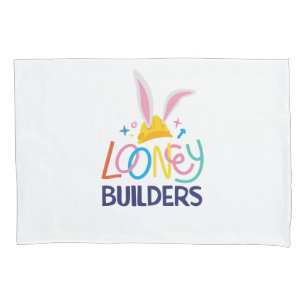 BUGS BUNNY BUILDERS™  Hard Hat Stacked Logo Pillowcase