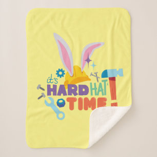BUGS BUNNY BUILDERS™  It's Hard Hat Time Sherpa Blanket