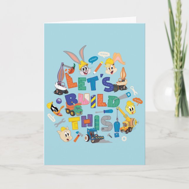 BUGS BUNNY BUILDERS™| "Let's Build This" Collage Card (Front)