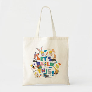 BUGS BUNNY BUILDERS™ "Let's Build This" Collage Tote Bag