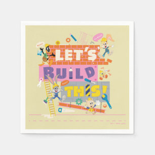 BUGS BUNNY BUILDERS™  "Let's Build This" Work Site Napkin