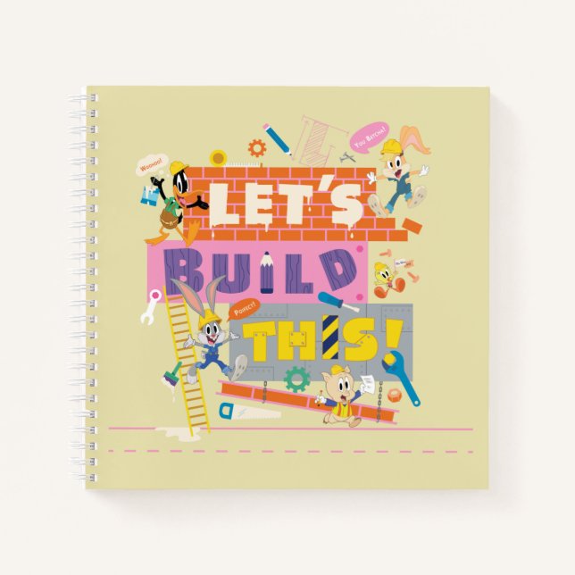 BUGS BUNNY BUILDERS™| "Let's Build This" Work Site Notebook (Front)