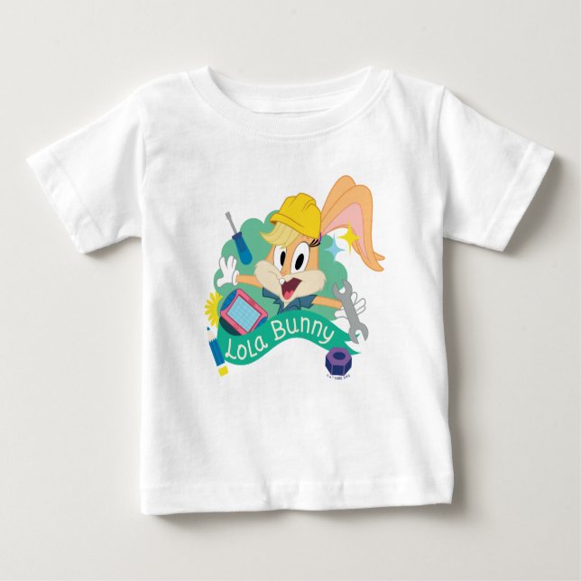 BUGS BUNNY BUILDERS™| Lola Bunny Character Graphic Baby T-Shirt (Front)