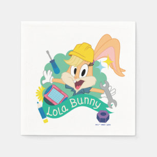 BUGS BUNNY BUILDERS™  Lola Bunny Character Graphic Napkin