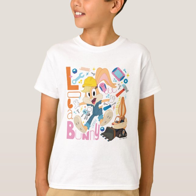BUGS BUNNY BUILDERS™| Lola Bunny Work Tools T-Shirt (Front)
