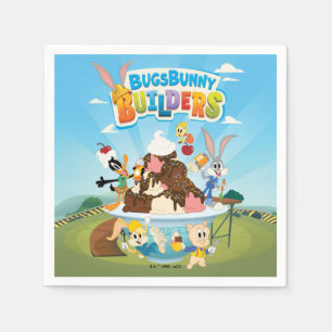 BUGS BUNNY BUILDERS™  Looney Builders Ice Cream Napkin
