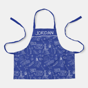 BUGS BUNNY BUILDERS™  Sketch Blueprint Pattern Apron