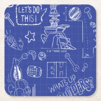 BUGS BUNNY BUILDERS™| Sketch Blueprint Pattern