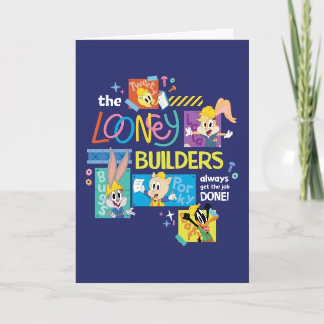 BUGS BUNNY BUILDERS™| The Looney Builders Collage Card (Front)
