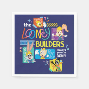 BUGS BUNNY BUILDERS™  The Looney Builders Collage Napkin