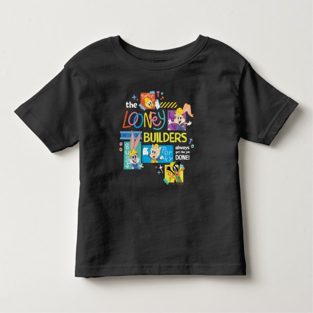 BUGS BUNNY BUILDERS™| The Looney Builders Collage Toddler T-Shirt (Front)