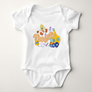 BUGS BUNNY BUILDERS™  TWEETY™ Sketch Art Baby Bodysuit