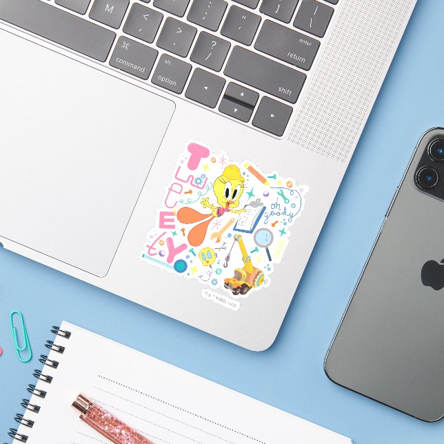 BUGS BUNNY BUILDERS™| TWEETY™ Work Tools (Laptop w/ iPhone)