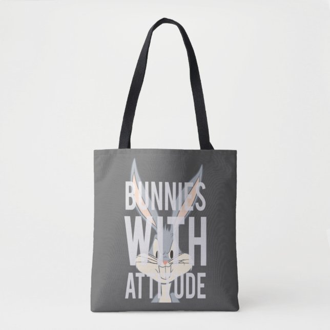 BUGS BUNNY™ Bunnies With Attitude Tote Bag (Front)