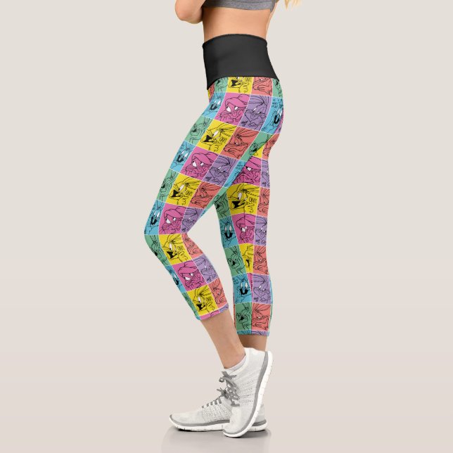 BUGS BUNNY™ Colour Block Expressions Capri Leggings (Left)