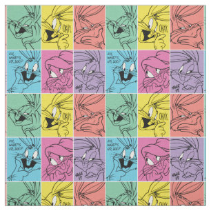 BUGS BUNNY™ Colour Block Expressions Fabric