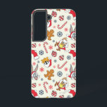 BUGS BUNNY™, DAFFY DUCK™ & Lola Christmas Pattern Samsung Galaxy Case<br><div class="desc">Celebrate the season with a little Looney Tunes mischief! This festive all-over print features beloved characters like Bugs Bunny, Daffy Duck, and Lola dressed in cheerful Santa hats and surrounded by classic holiday icons including candy canes, gingerbread cookies, ornaments, and snowflakes. The playful tossed pattern pops against a light background,...</div>