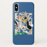 BUGS BUNNY™ & DAFFY DUCK™ Ready For Hunting Season Case-Mate iPhone Case<br><div class="desc">Check out BUGS BUNNY™ dressed as a duck and DAFFY DUCK™ dressed as a rabbit,  surrounded by various "Rabbit Season Open" and "Duck Season Open" posters falling around them.</div>