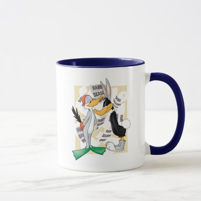 BUGS BUNNY™ & DAFFY DUCK™ Ready For Hunting Season Mug (Right)