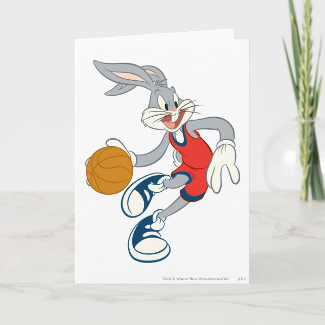 BUGS BUNNY™ Dribbling Through The Competition Card (Front)