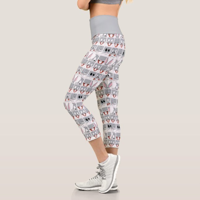 BUGS BUNNY™ Expression Blocks Capri Leggings (Left)