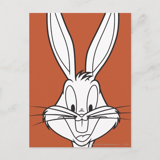BUGS BUNNY™ Face Smiling Postcard (Front)