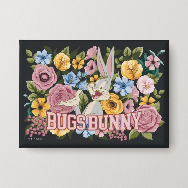 BUGS BUNNY™ Floral Embroidery Graphic (Front)